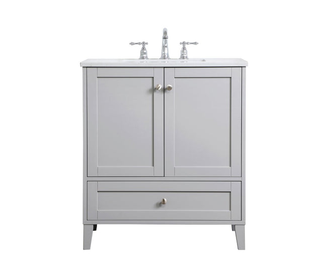 VF18030GR 30" Single Bathroom Vanity in Grey