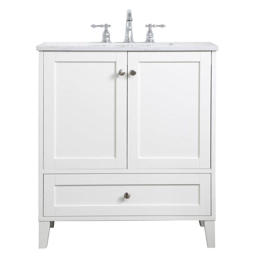 VF18030WH 30" Single Bathroom Vanity in White