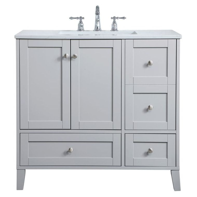 VF18036GR 36" Single Bathroom Vanity in Grey