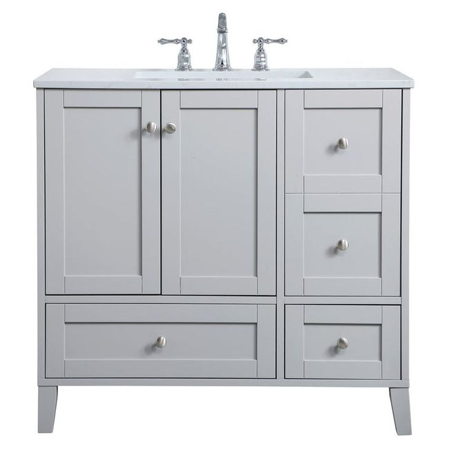 VF18036GR 36" Single Bathroom Vanity in Grey