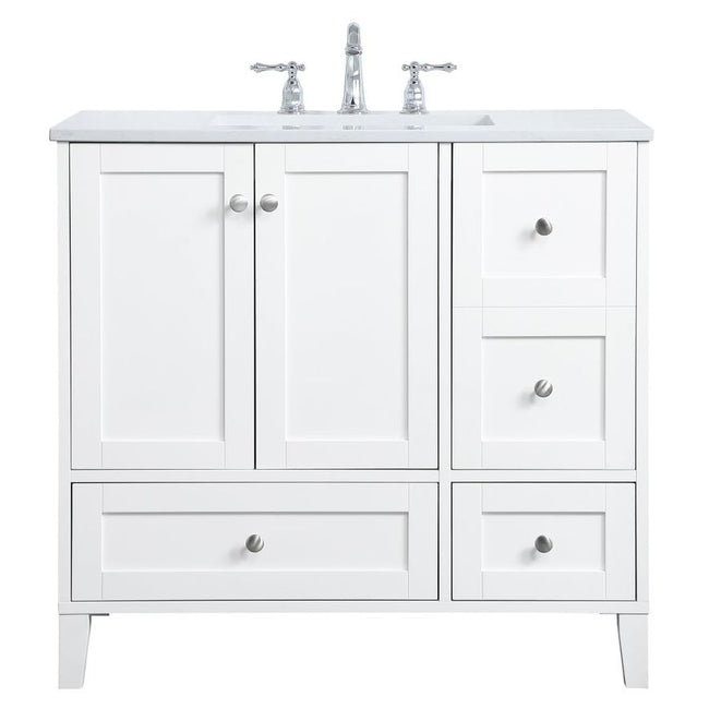 VF18036WH 36" Single Bathroom Vanity in White