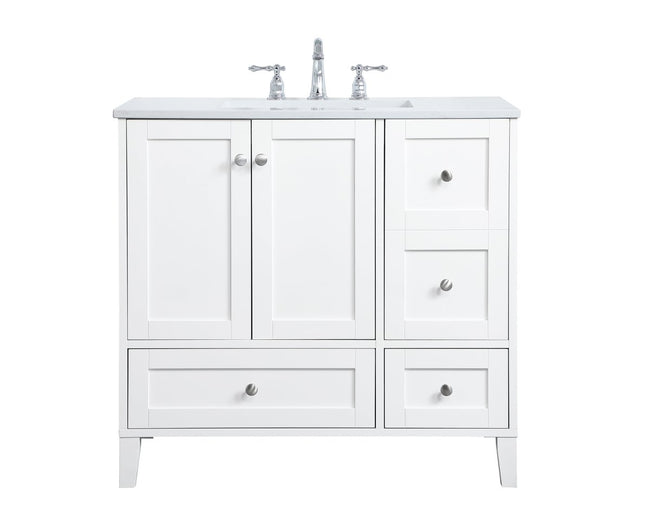 VF18036WH 36" Single Bathroom Vanity in White