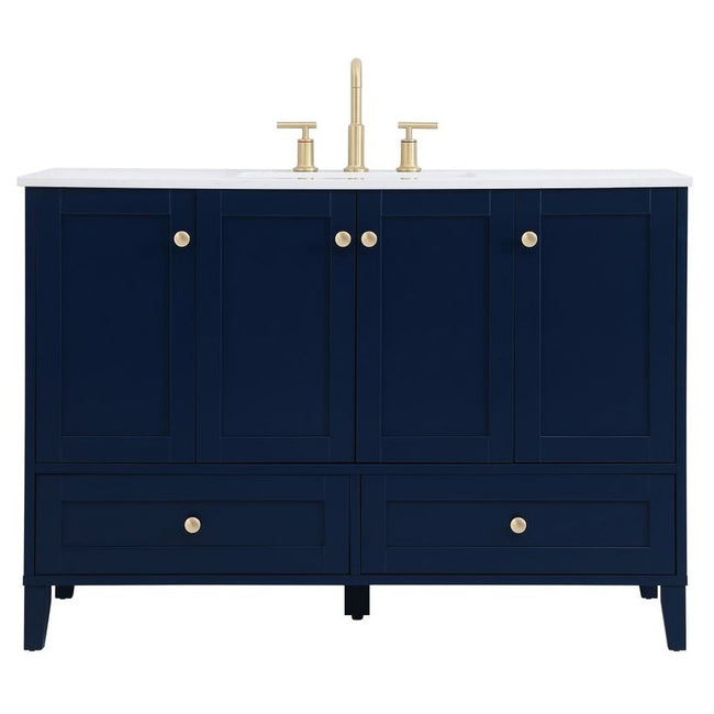 VF18048BL 48" Single Bathroom Vanity in Blue