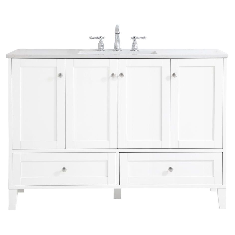 VF18048WH 48" Single Bathroom Vanity in White