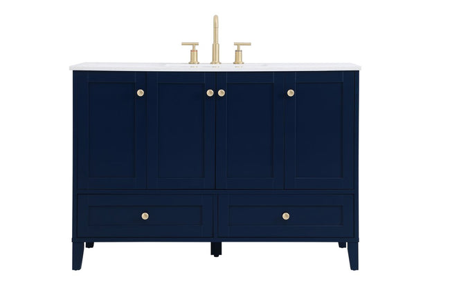 VF18048BL 48" Single Bathroom Vanity in Blue