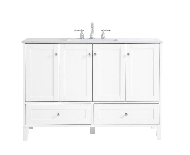 VF18048WH 48" Single Bathroom Vanity in White