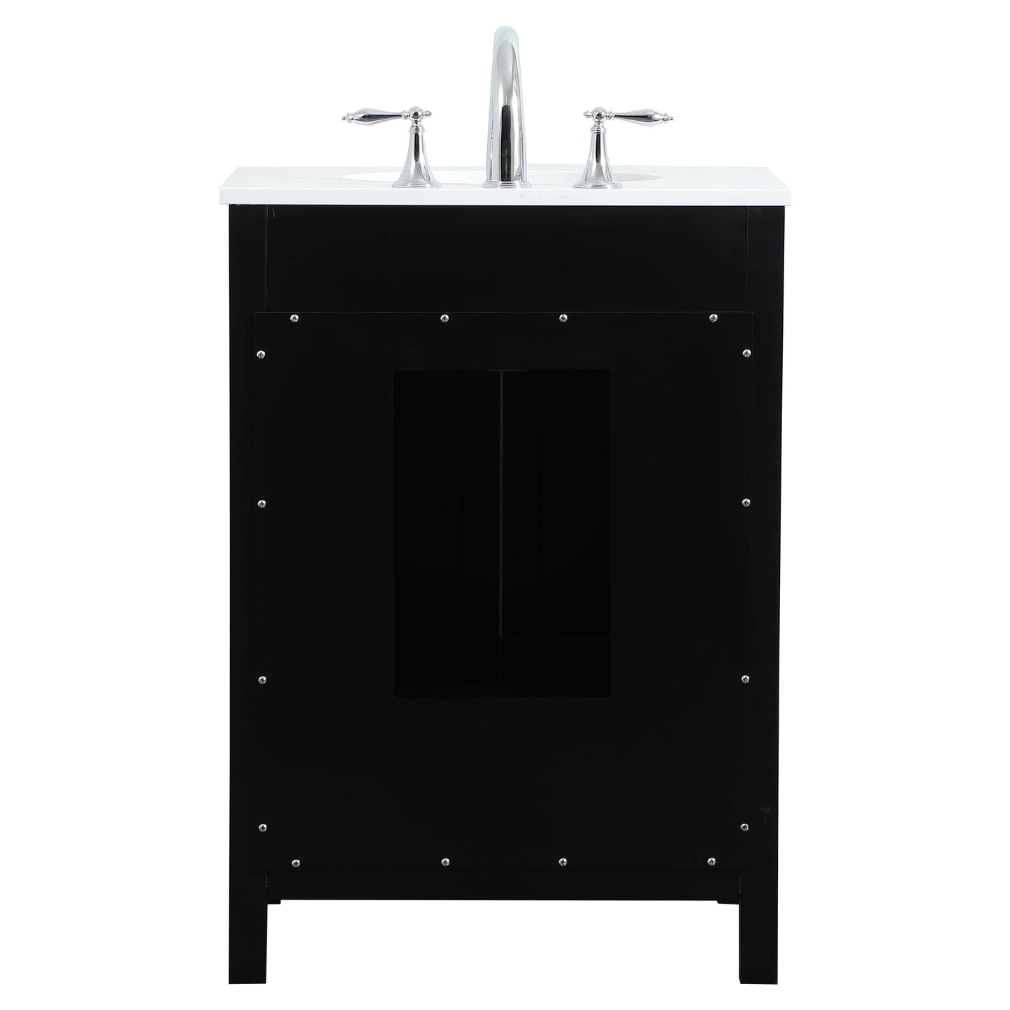 VF18824BK 24" Single Bathroom Vanity in Black