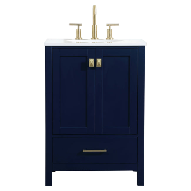 VF18824BL 24" Single Bathroom Vanity in Blue