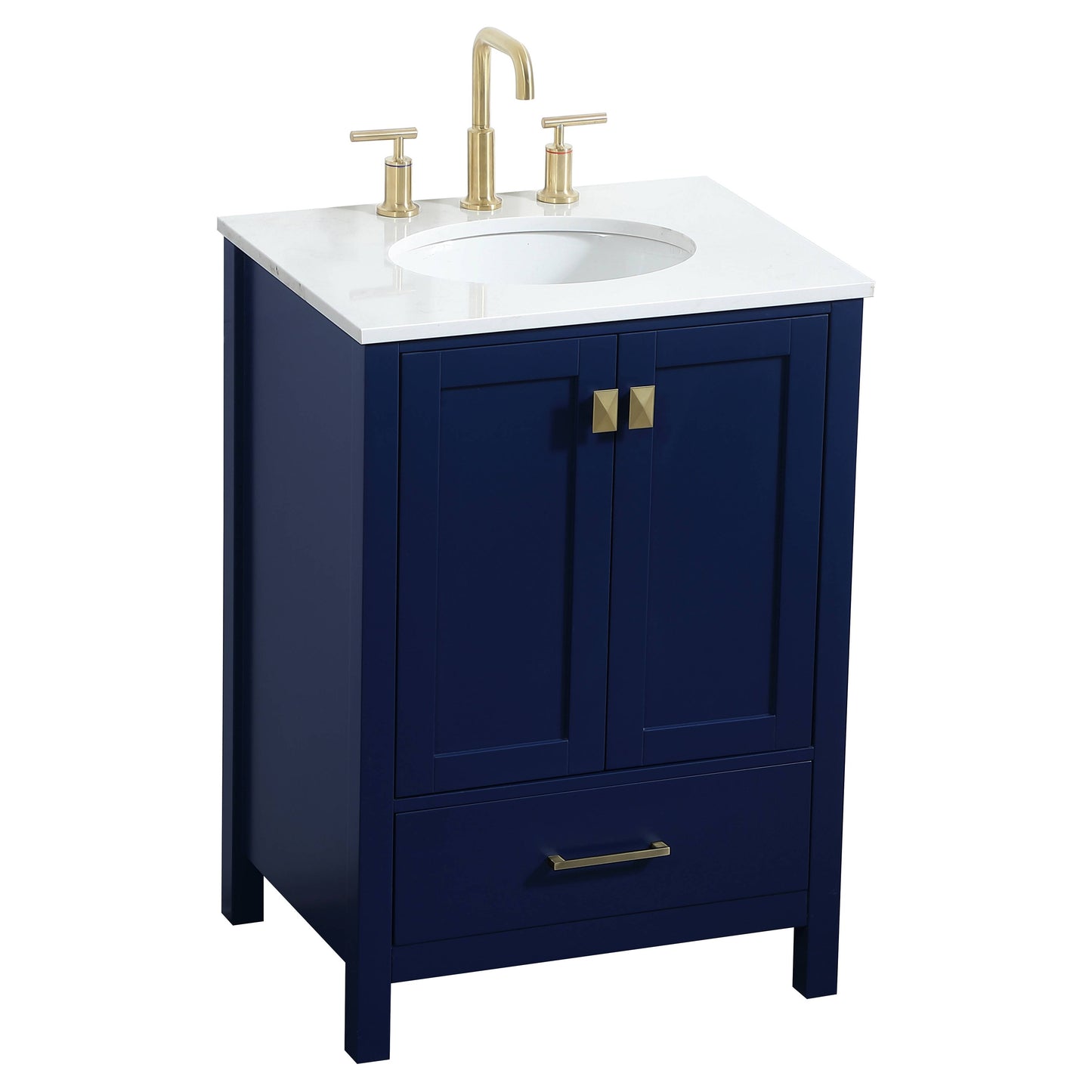 VF18824BL 24" Single Bathroom Vanity in Blue