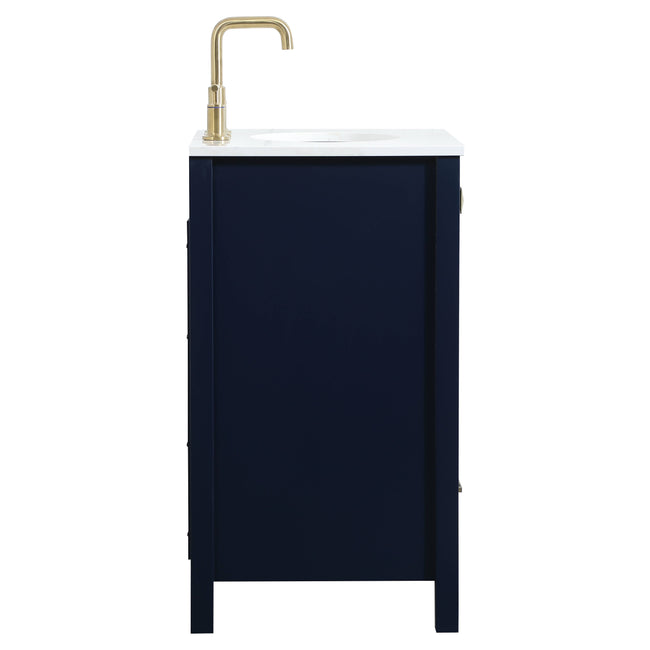 VF18824BL 24" Single Bathroom Vanity in Blue