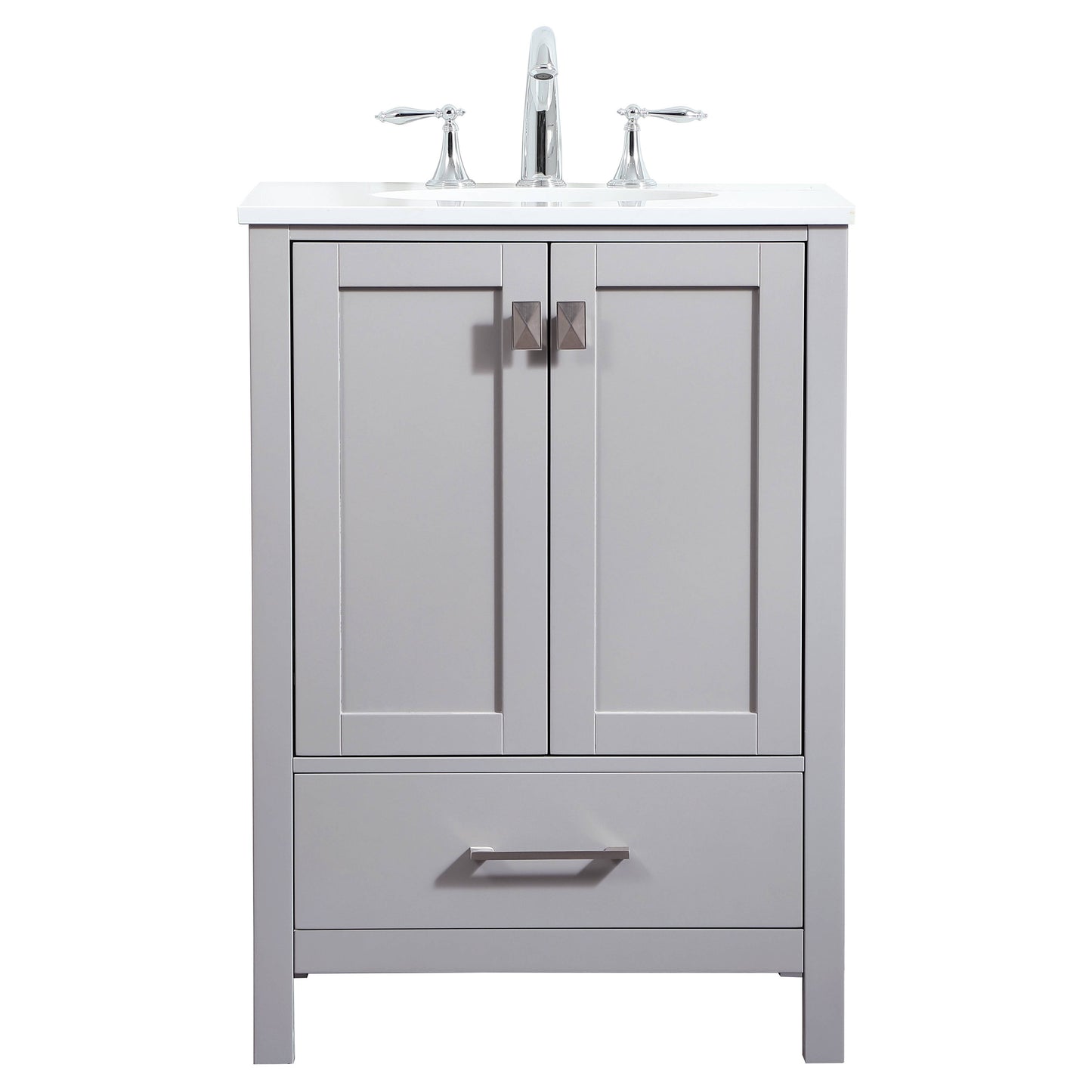 VF18824GR 24" Single Bathroom Vanity in Grey