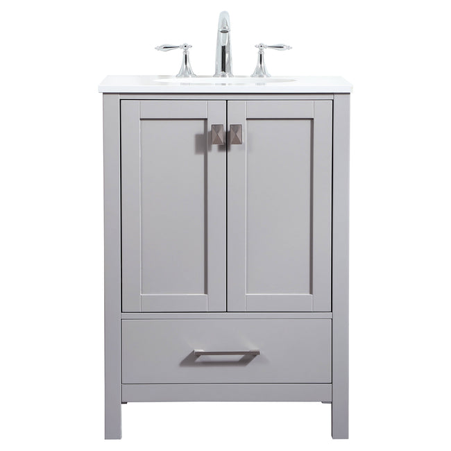 VF18824GR 24" Single Bathroom Vanity in Grey