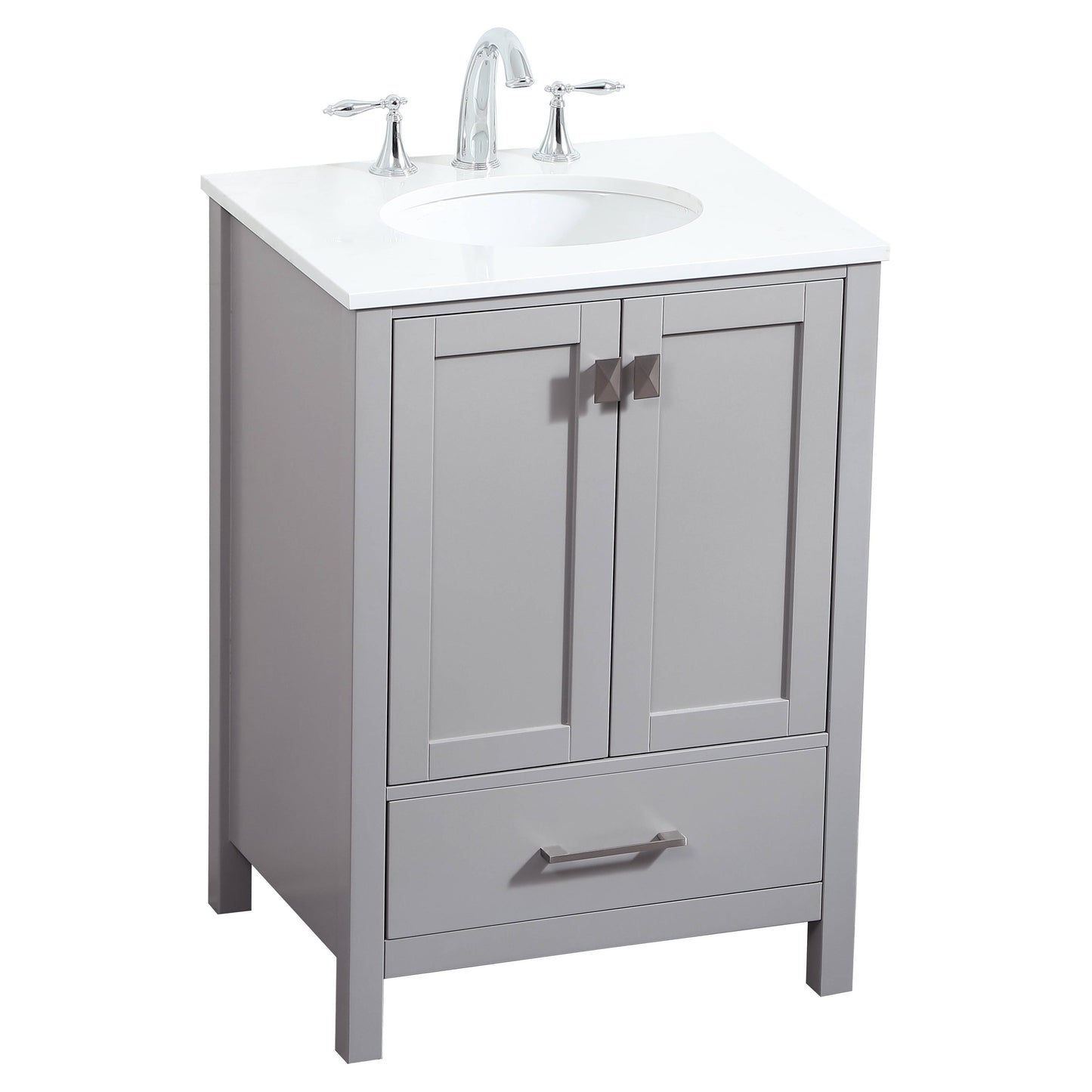 VF18824GR 24" Single Bathroom Vanity in Grey
