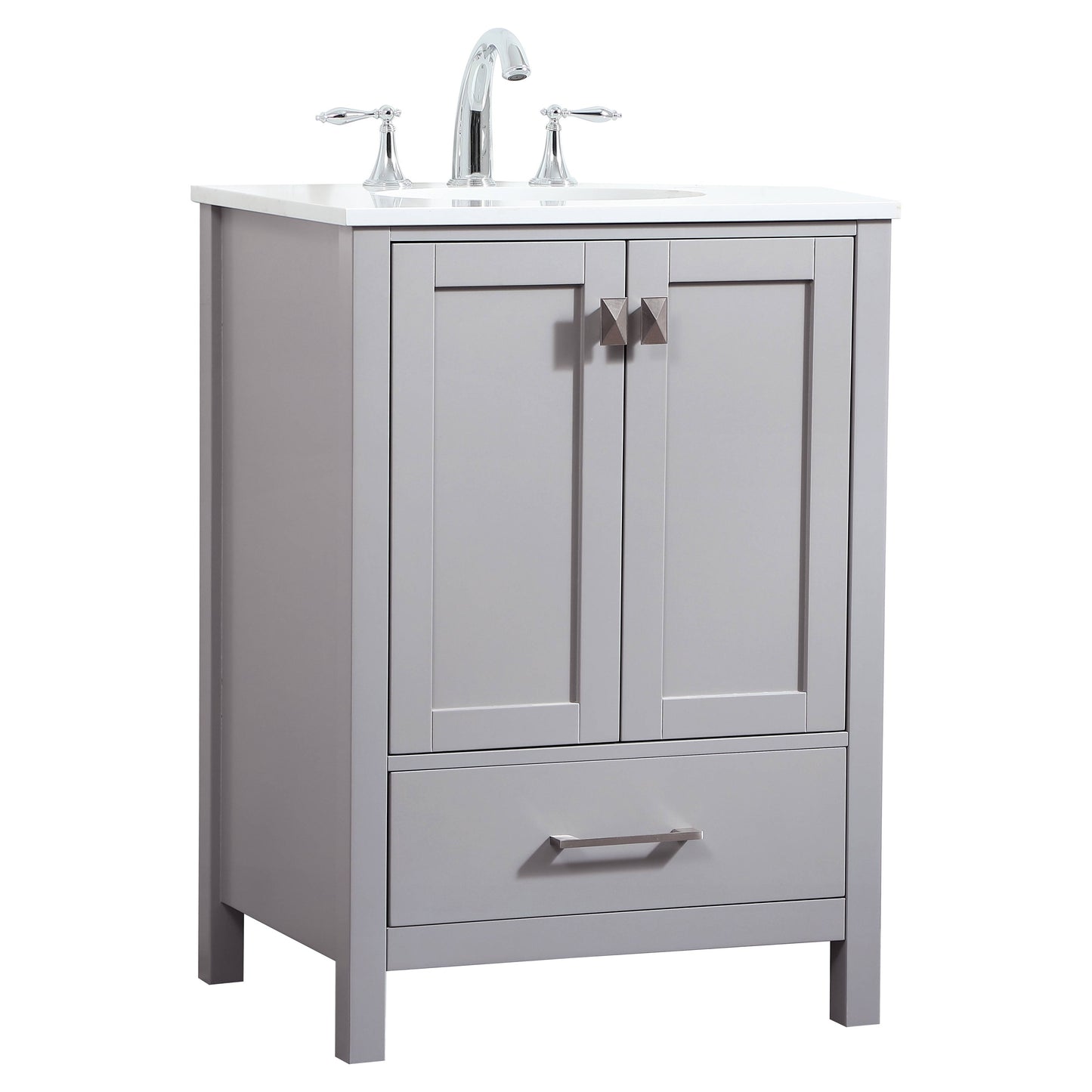 VF18824GR 24" Single Bathroom Vanity in Grey