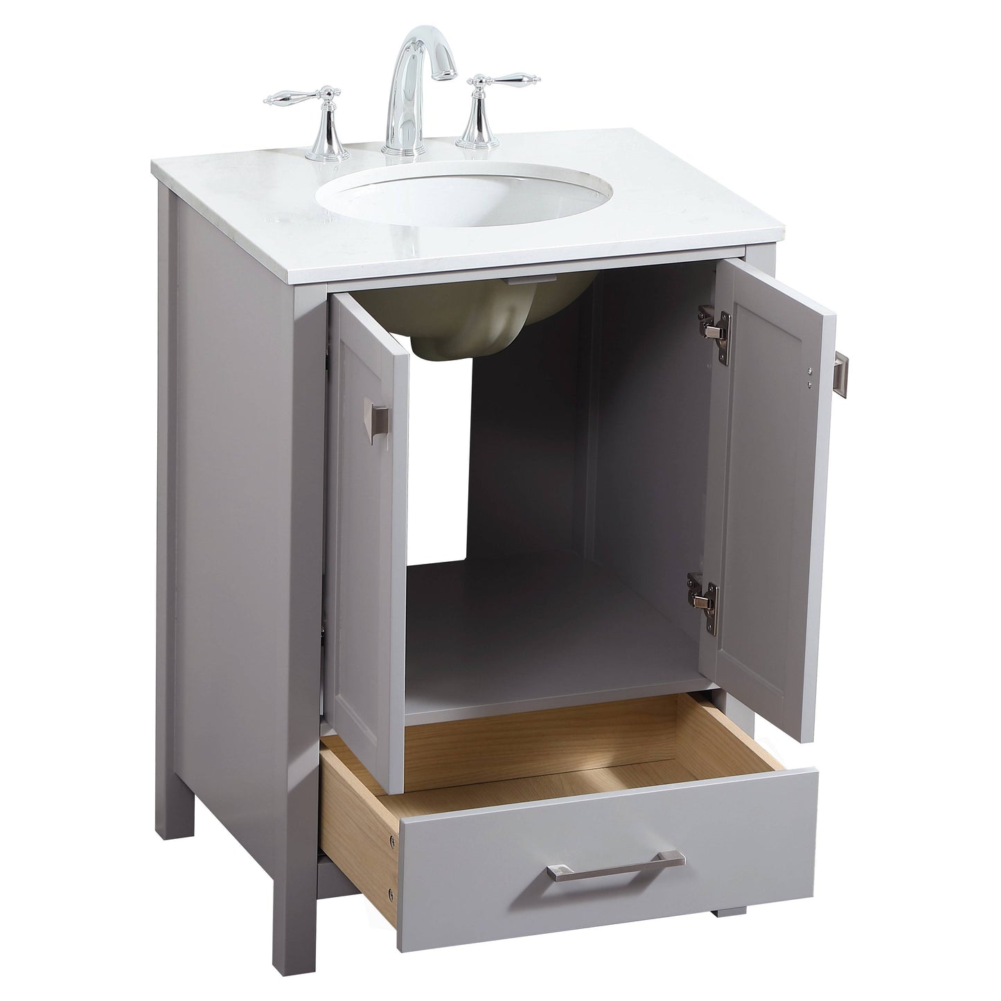 VF18824GR 24" Single Bathroom Vanity in Grey