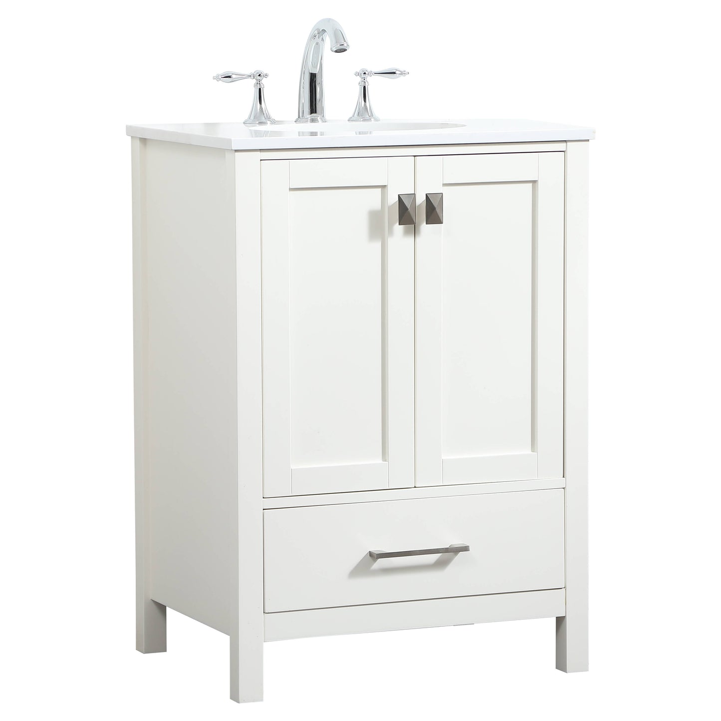 VF18824WH 24" Single Bathroom Vanity in White