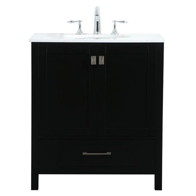 VF18830BK 30" Single Bathroom Vanity in Black