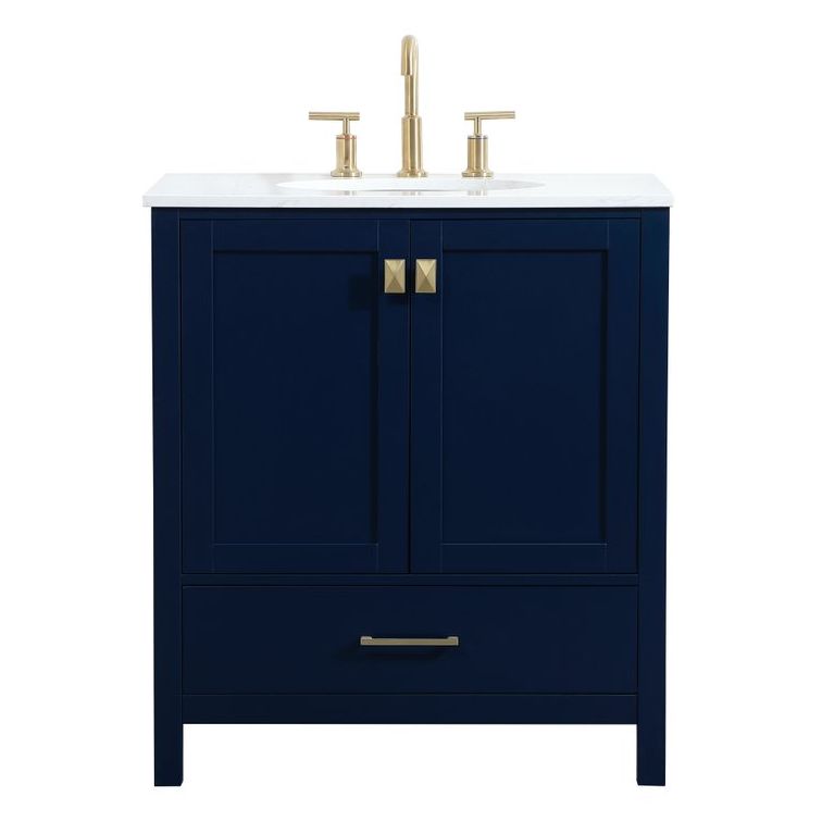 VF18830BL 30" Single Bathroom Vanity in Blue
