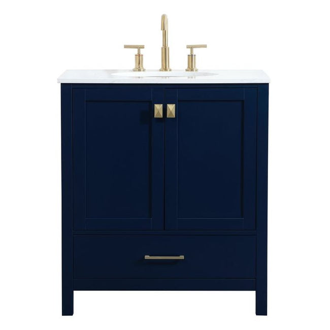 VF18830BL 30" Single Bathroom Vanity in Blue