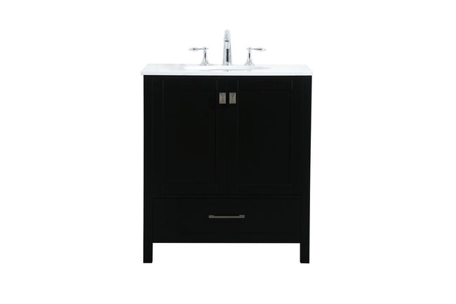 VF18830BK 30" Single Bathroom Vanity in Black