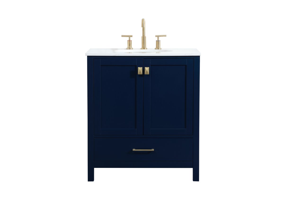 VF18830BL 30" Single Bathroom Vanity in Blue