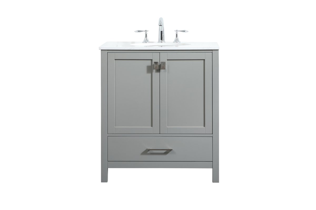VF18830GR 30" Single Bathroom Vanity in Grey