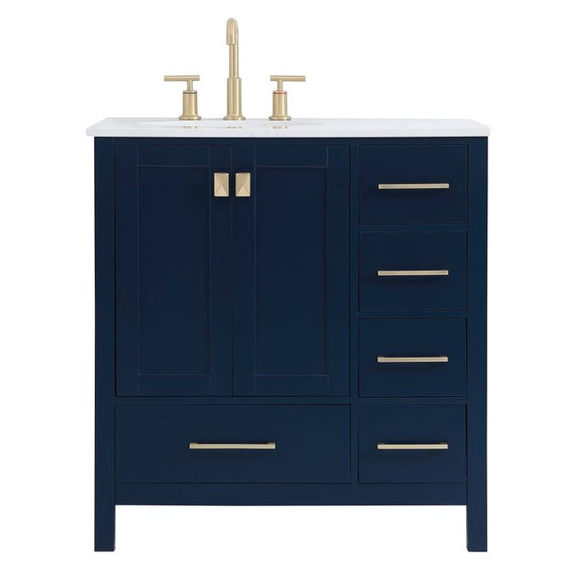 VF18832BL 32" Single Bathroom Vanity in Blue