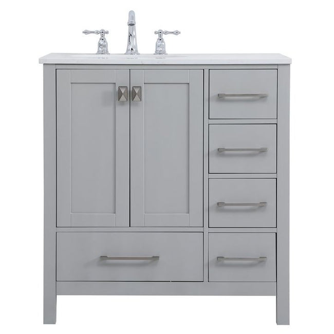 VF18832GR 32" Single Bathroom Vanity in Gray
