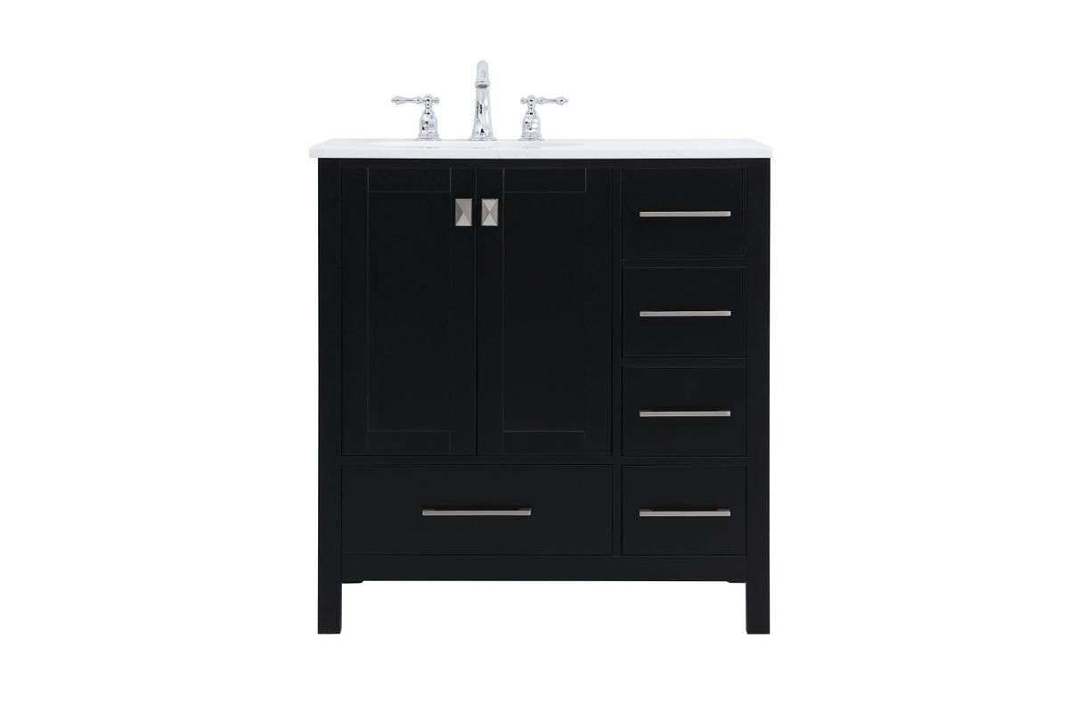 VF18832BK 32" Single Bathroom Vanity in Black