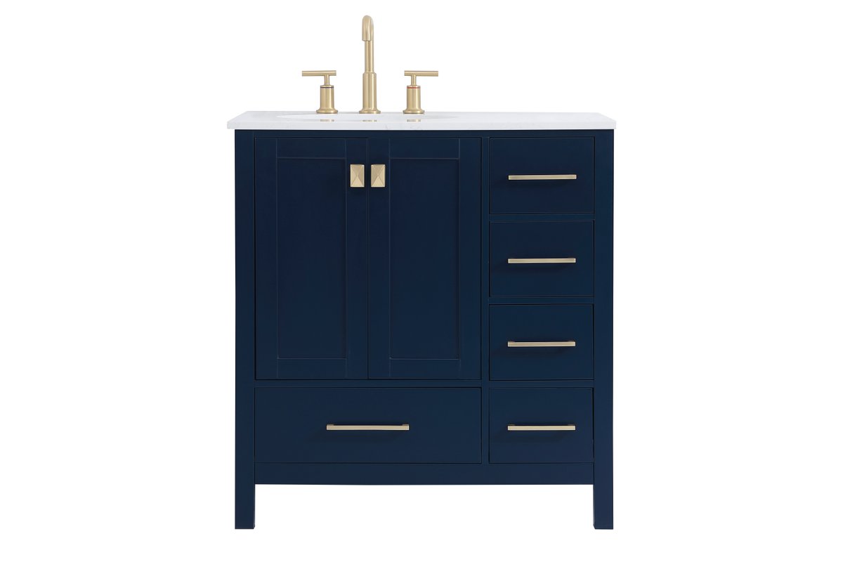 VF18832BL 32" Single Bathroom Vanity in Blue