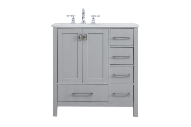 VF18832GR 32" Single Bathroom Vanity in Gray