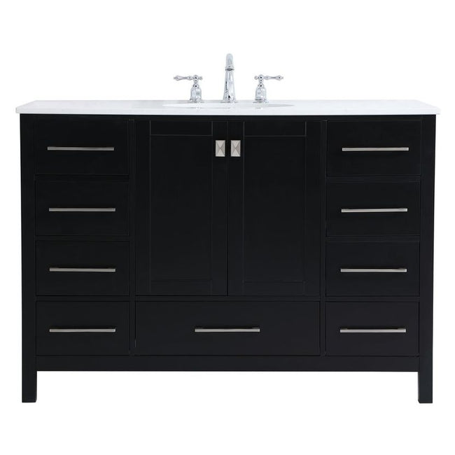 VF18848BK 48" Single Bathroom Vanity in Black