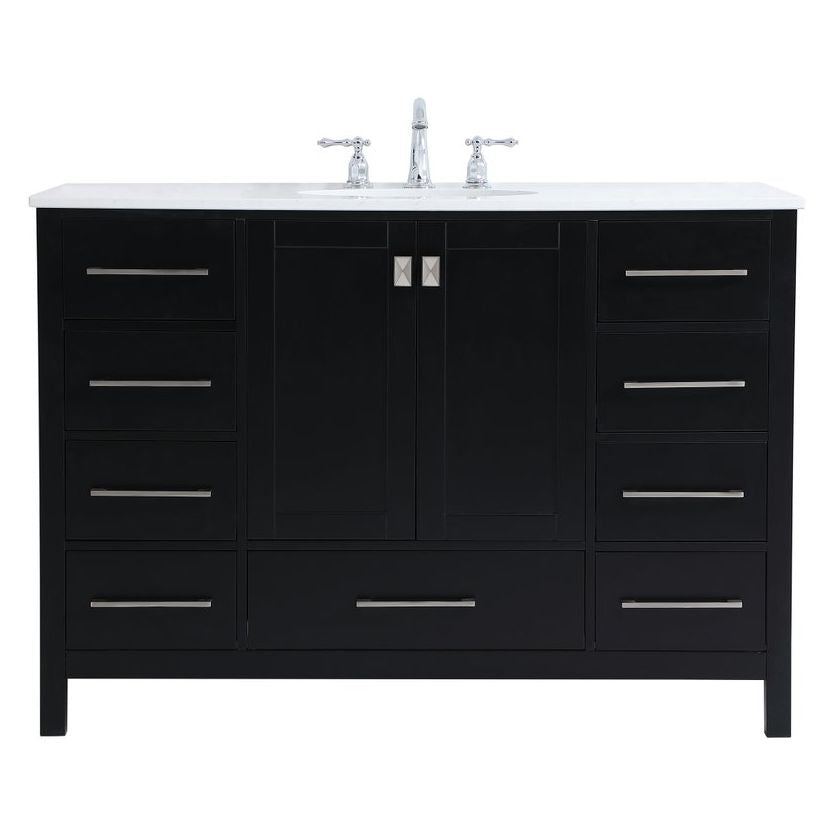 VF18848BK 48" Single Bathroom Vanity in Black