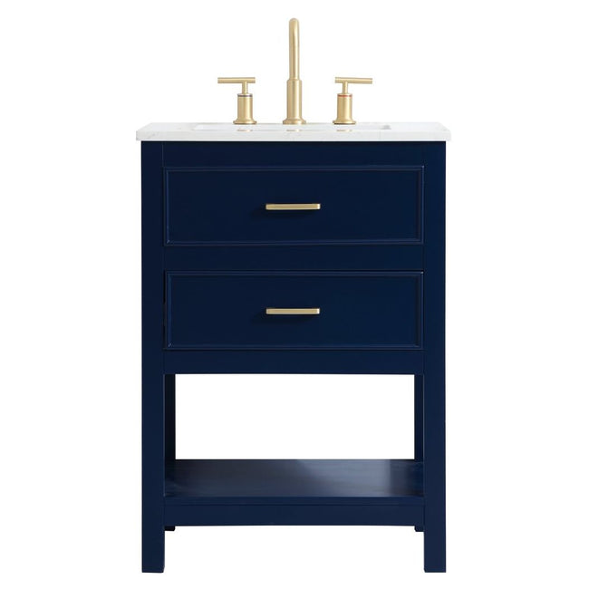 VF19024BL 24" Single Bathroom Vanity in Blue