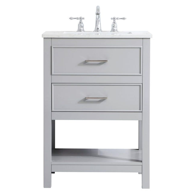 VF19024GR 24" Single Bathroom Vanity in Grey