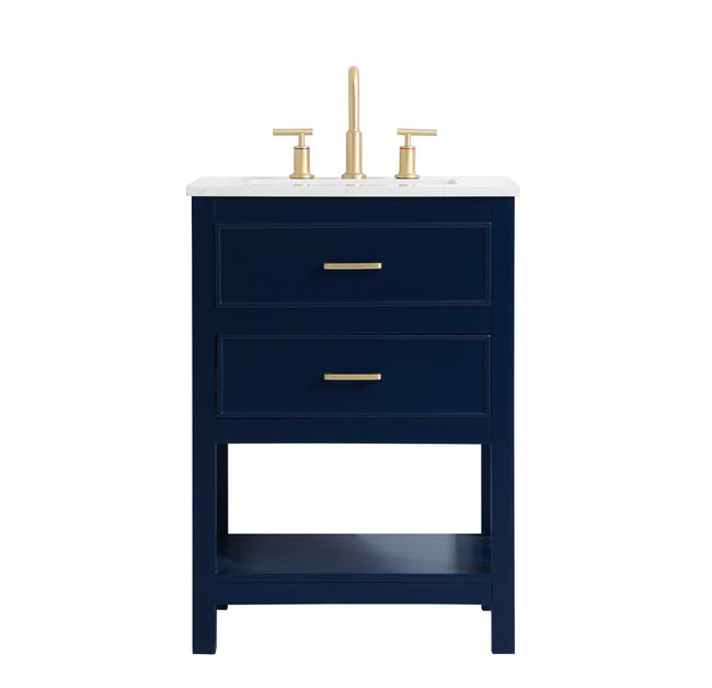 VF19024BL 24" Single Bathroom Vanity in Blue