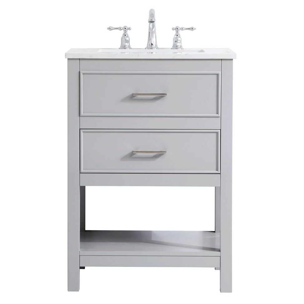 VF19024GR 24" Single Bathroom Vanity in Grey