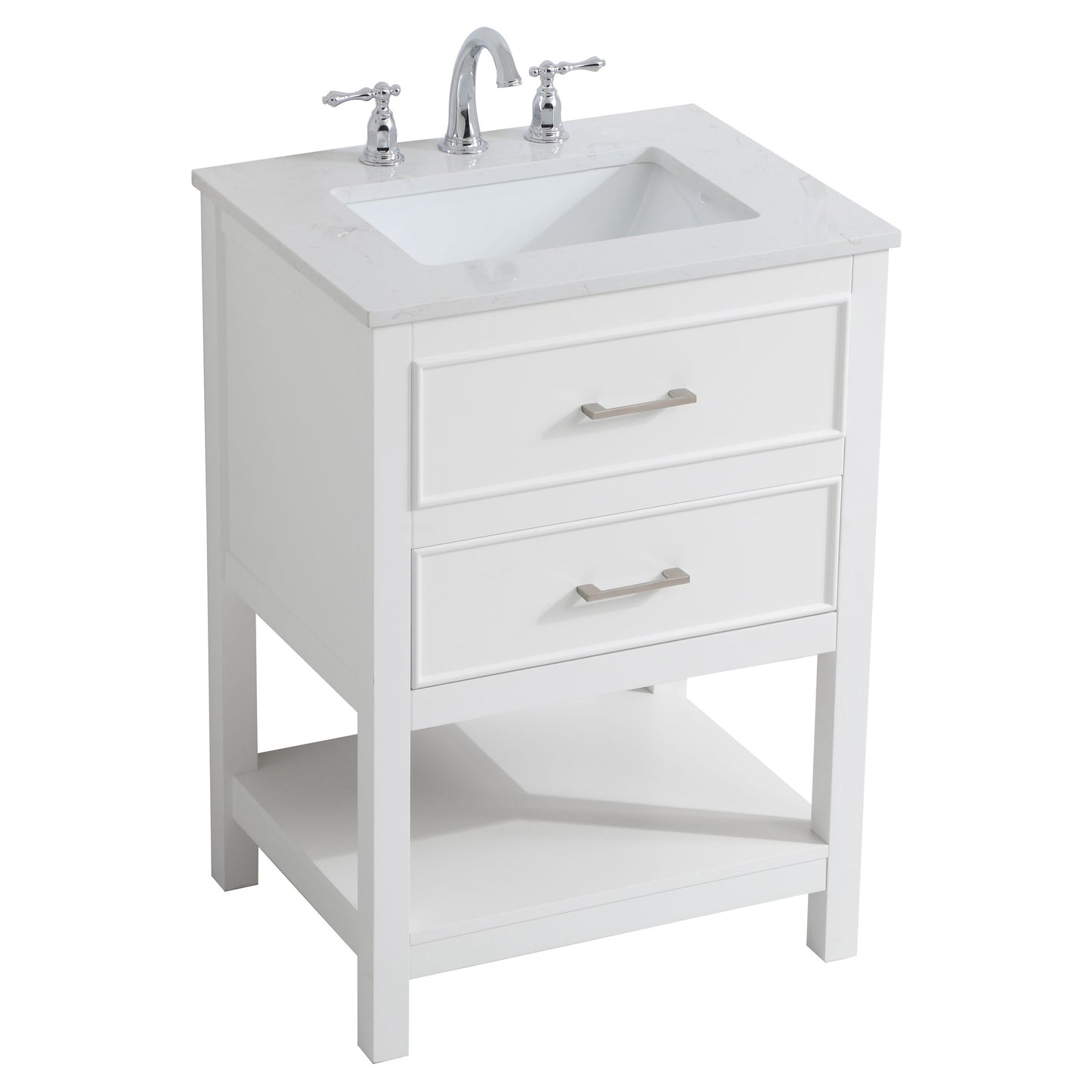 VF19024WH 24" Single Bathroom Vanity in White