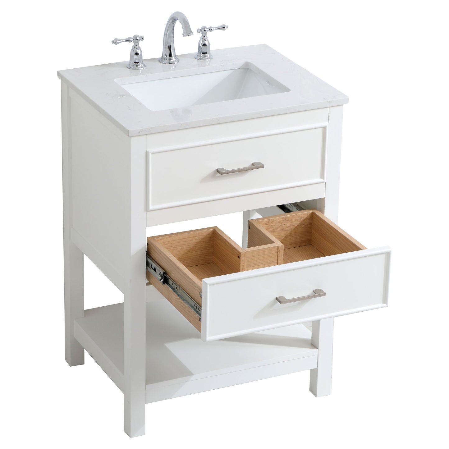 VF19024WH 24" Single Bathroom Vanity in White