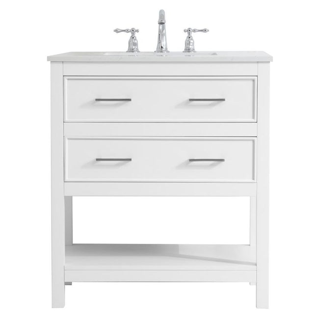 VF19030WH 30" Single Bathroom Vanity in White