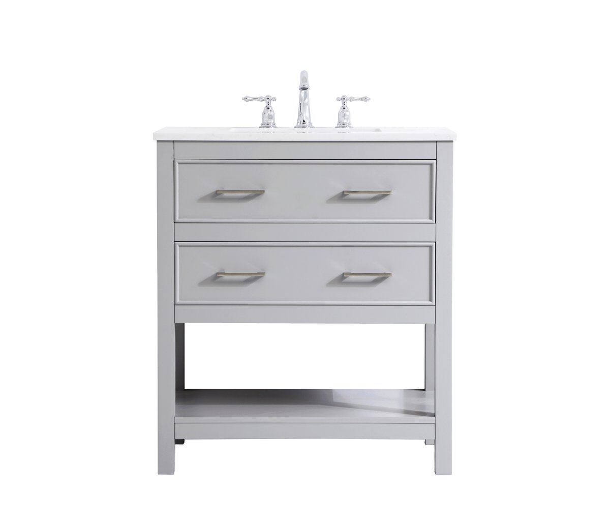 VF19030GR 30" Single Bathroom Vanity in Grey