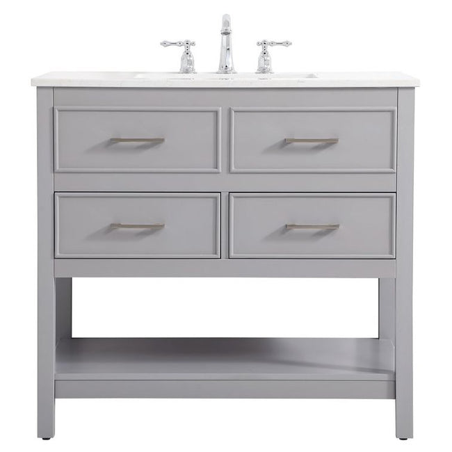 VF19036GR 36" Single Bathroom Vanity in Gray