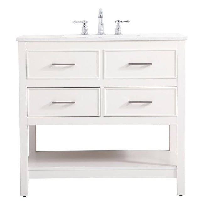 VF19036WH 36" Single Bathroom Vanity in White