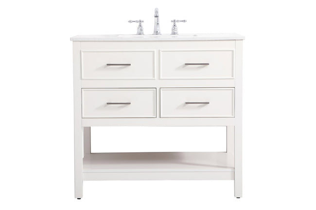 VF19036WH 36" Single Bathroom Vanity in White