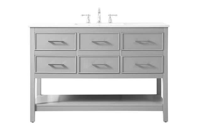 VF19048GR 48" Single Bathroom Vanity in Gray