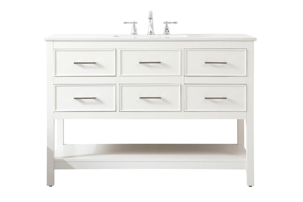 VF19048WH 48" Single Bathroom Vanity in White