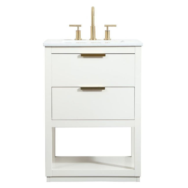 VF19224WH 24" Single Bathroom Vanity in White