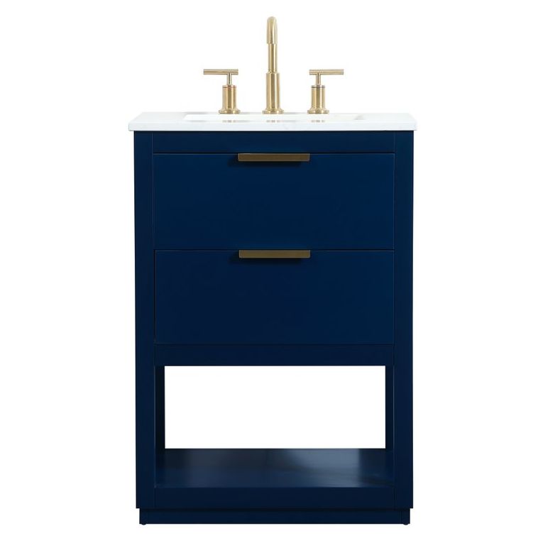 VF19224BL 24" Single Bathroom Vanity in Blue