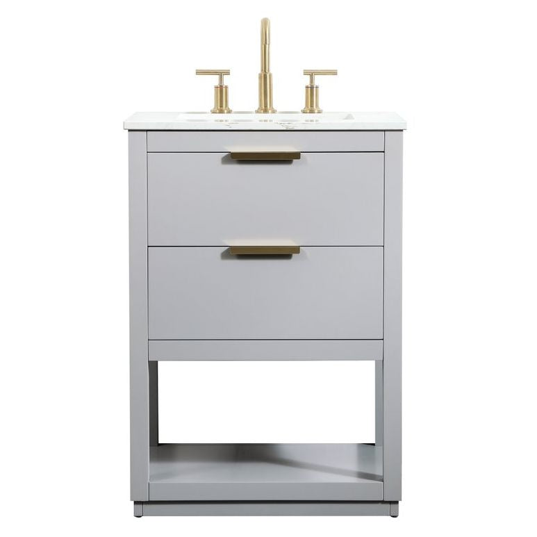 VF19224GR 24" Single Bathroom Vanity in Grey