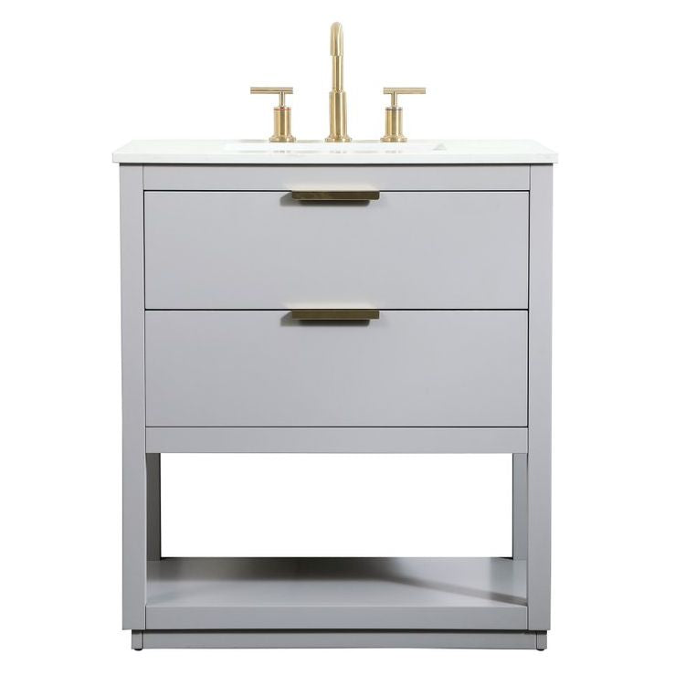 VF19230GR 30" Single Bathroom Vanity in Grey